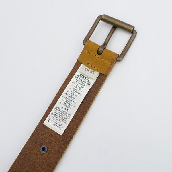【付属品完備】DIESELカウレザー レトロ ベルト 85サイズ DIESEL｜メンズ カウレザー ベルト | Rakuten Fashion(楽天