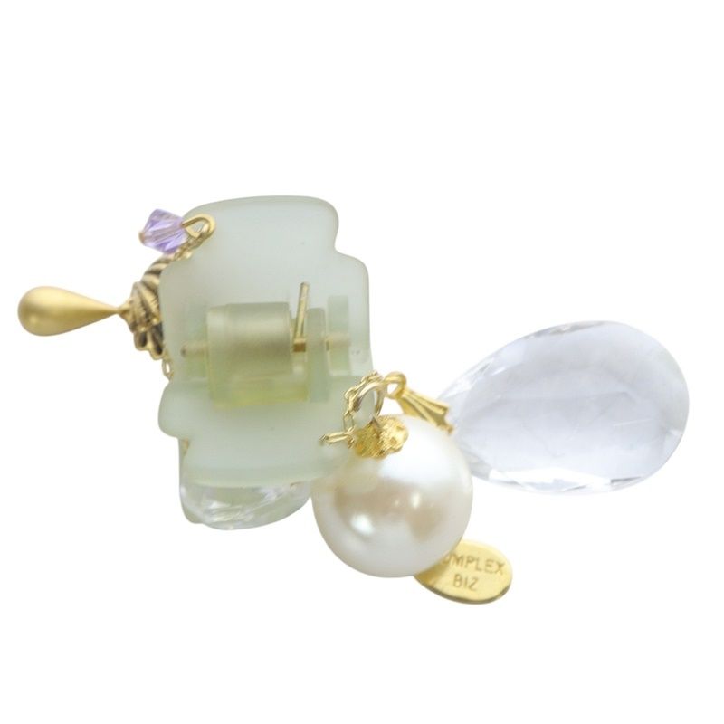 Complex Biz ビジュー付きヘアクリップ コンプレックスビズ COMPLEX BIZ ヘアクリップ パール ビジュー