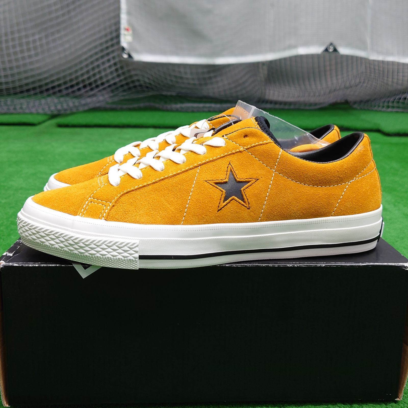 CONVERSE ONE STAR GF SUEDE コンバース ワンスター GF スエード 26.0cm ゴールド ゴルフシューズ スパイクレス OUTLET品