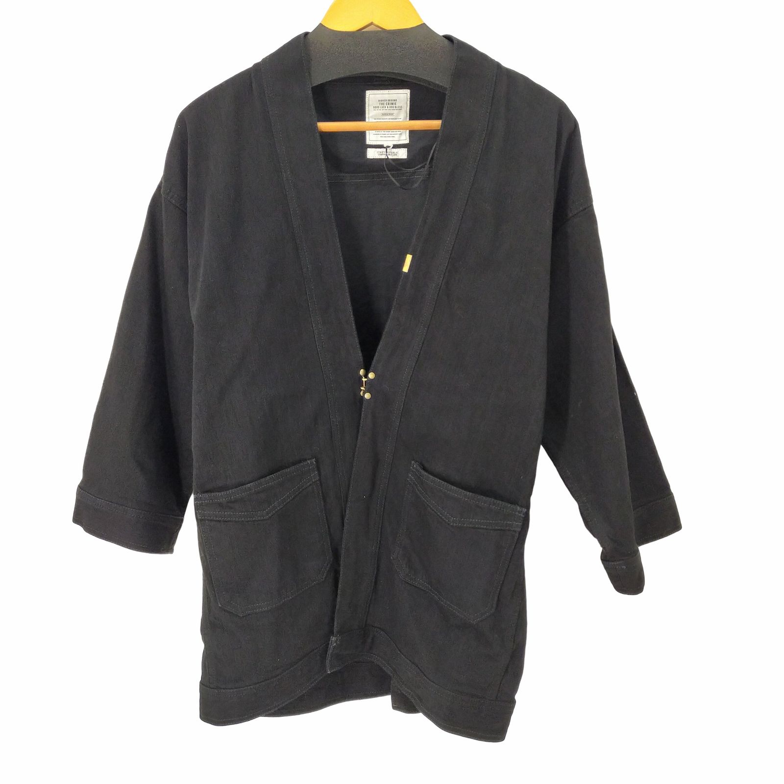リアライズワークス REALIZED WORKS BORN AGAINST STRETCH DENIM HAPPI 