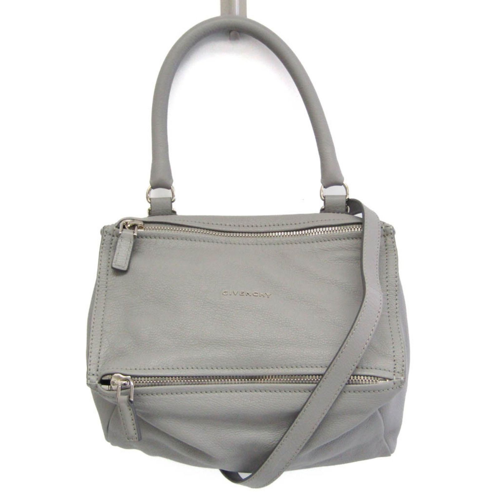 GIVENCHYレザーハンドバッグ(ペールピンク) バッグ