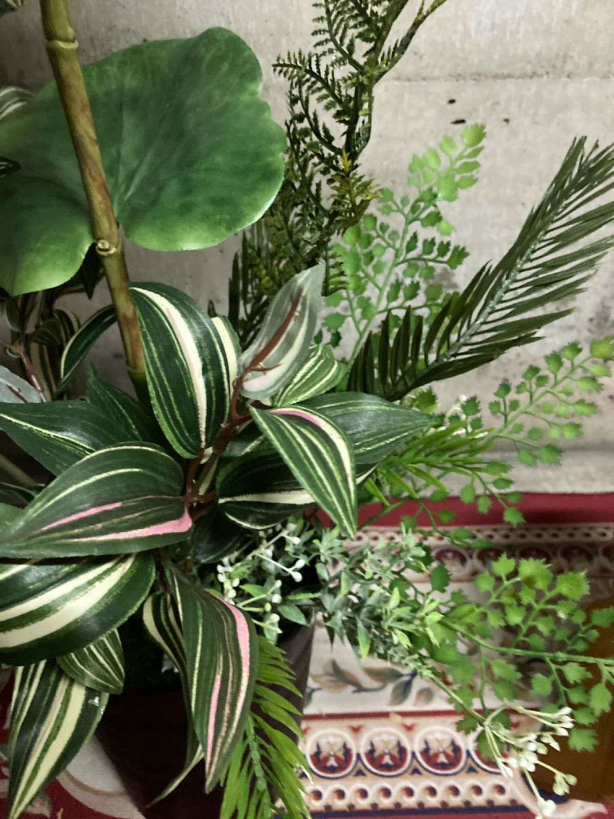 光触媒人工観葉植物ウォールグリーンフェイクフラワーハンドメイド　シーグレープツデ 光触媒人工観葉植物ウォールグリーンフェイクフラワー