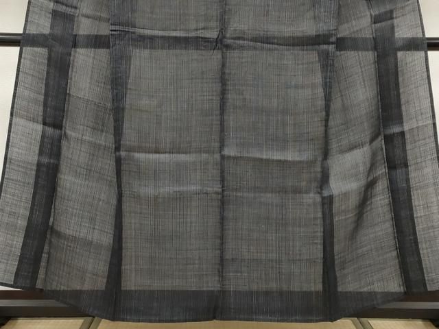平和屋本店□極上 夏物 重要無形文化財 本場宮古上布 縞 苧麻 逸品