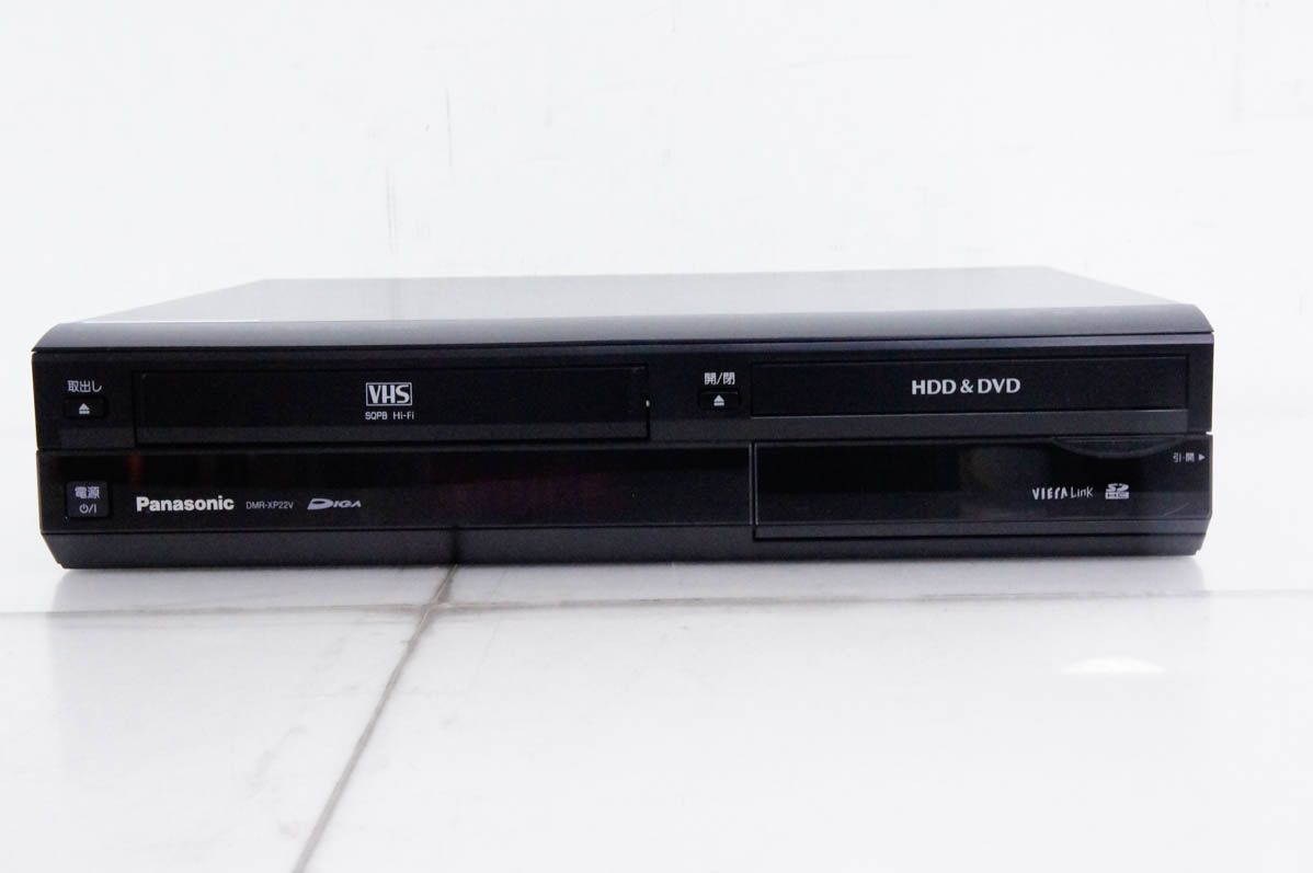 Panasonicパナソニック HDD内蔵DVDレコーダー DIGAディーガ 地デジ対応 HDD250GB DMR-XP22V-K