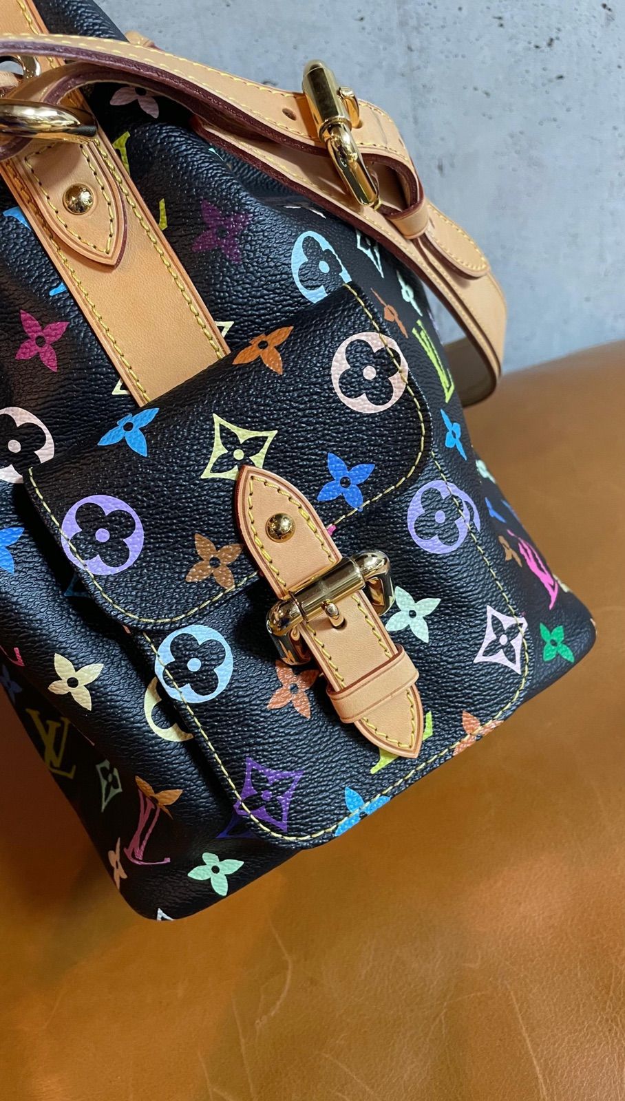 極美品 LOUIS VUTTION ルイヴィトン グレイシーMM M92591 チェーンショルダーバッグ モノグラム マルチカラー ブラック 中古 4c072510 imgrc0093751056.jpg
