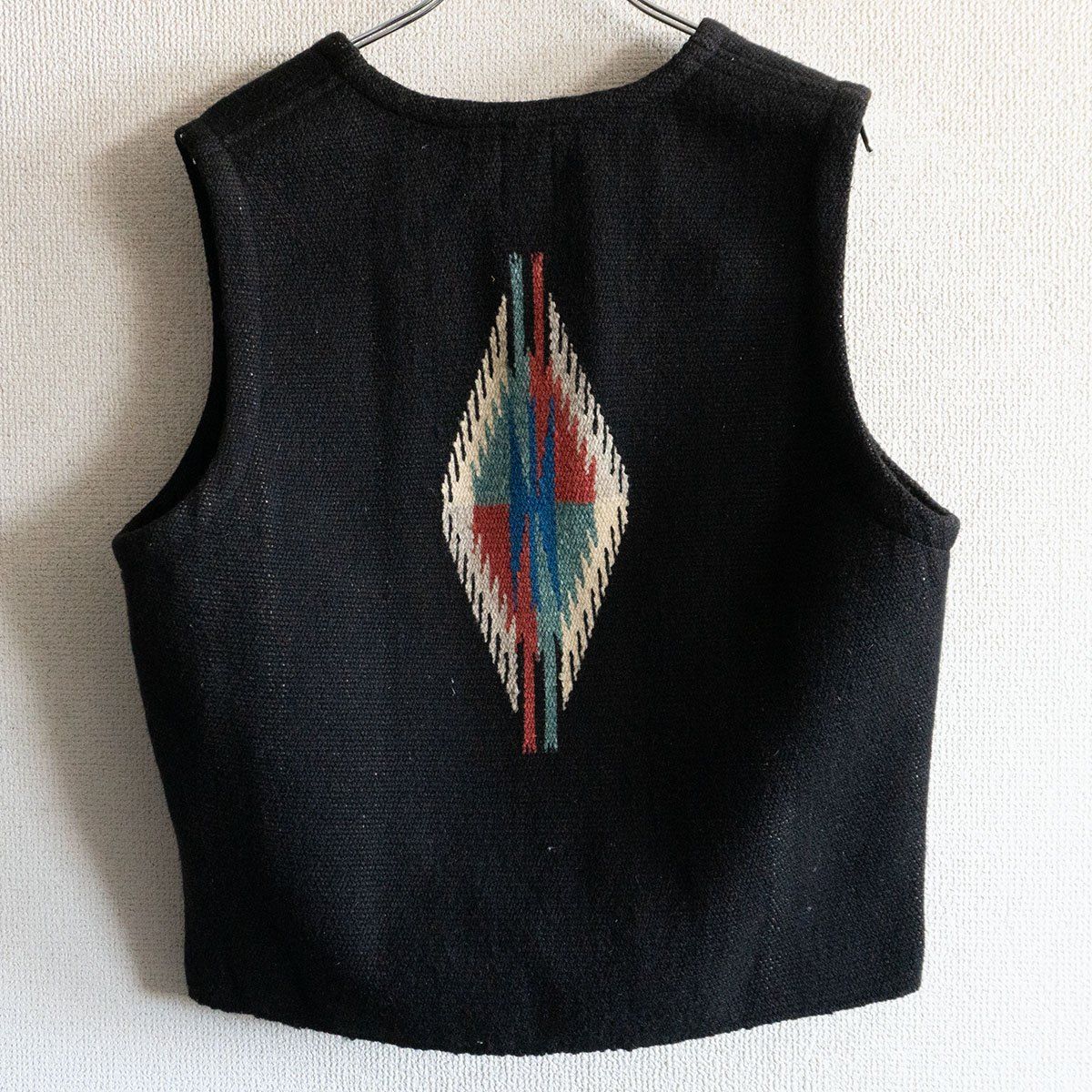 美品】 ORTEGA'S 【 チマヨベスト 】40 ブラック ウール