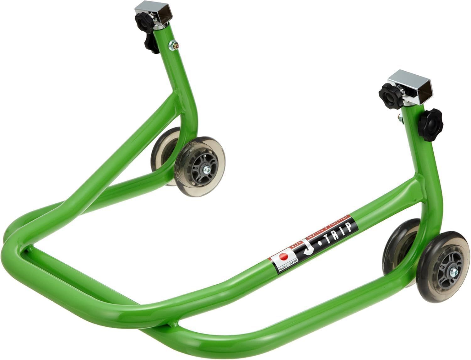 JT-125LG ライムグリーン メンテナンススタンド ショートローラースタンド 受け金具別 バイクスタンド ジェイトリップ J-TRIP