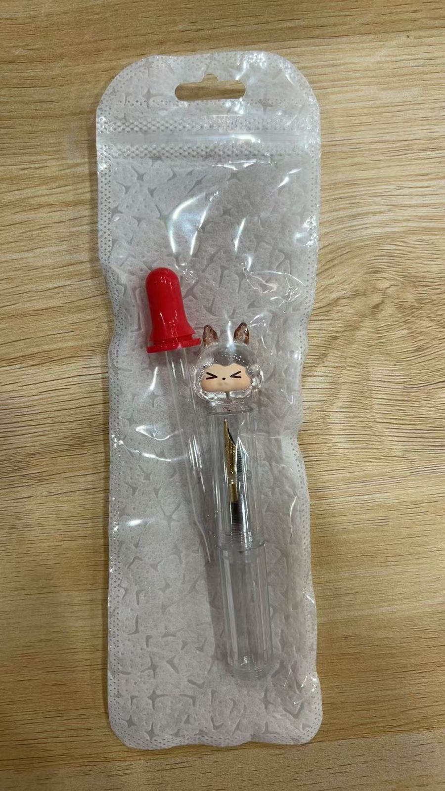 キャラクター文具 8本セット 万年筆2 水性ペン6