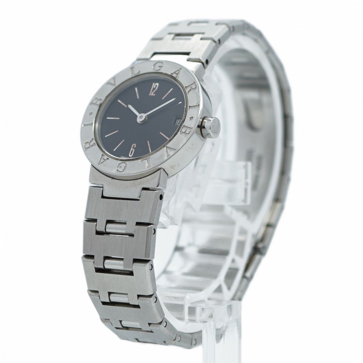 5wwi0167 ブルガリ ブルガリブルガリ BB23SSD 黒文字盤 腕時計 レディース