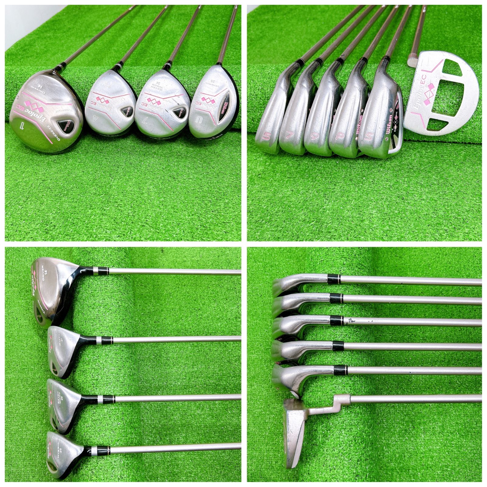 ウィルソン EPOLOC レディース クラブセット 10本 初心者 女性 L