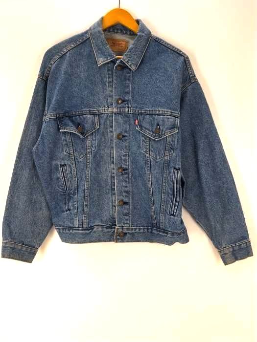 Levi's デニムジャケット 4th 裏刻印777黒タグ 90's US リーバイス Levis 90S USA製 70507 4th型 ボタン裏777 - メルカリ