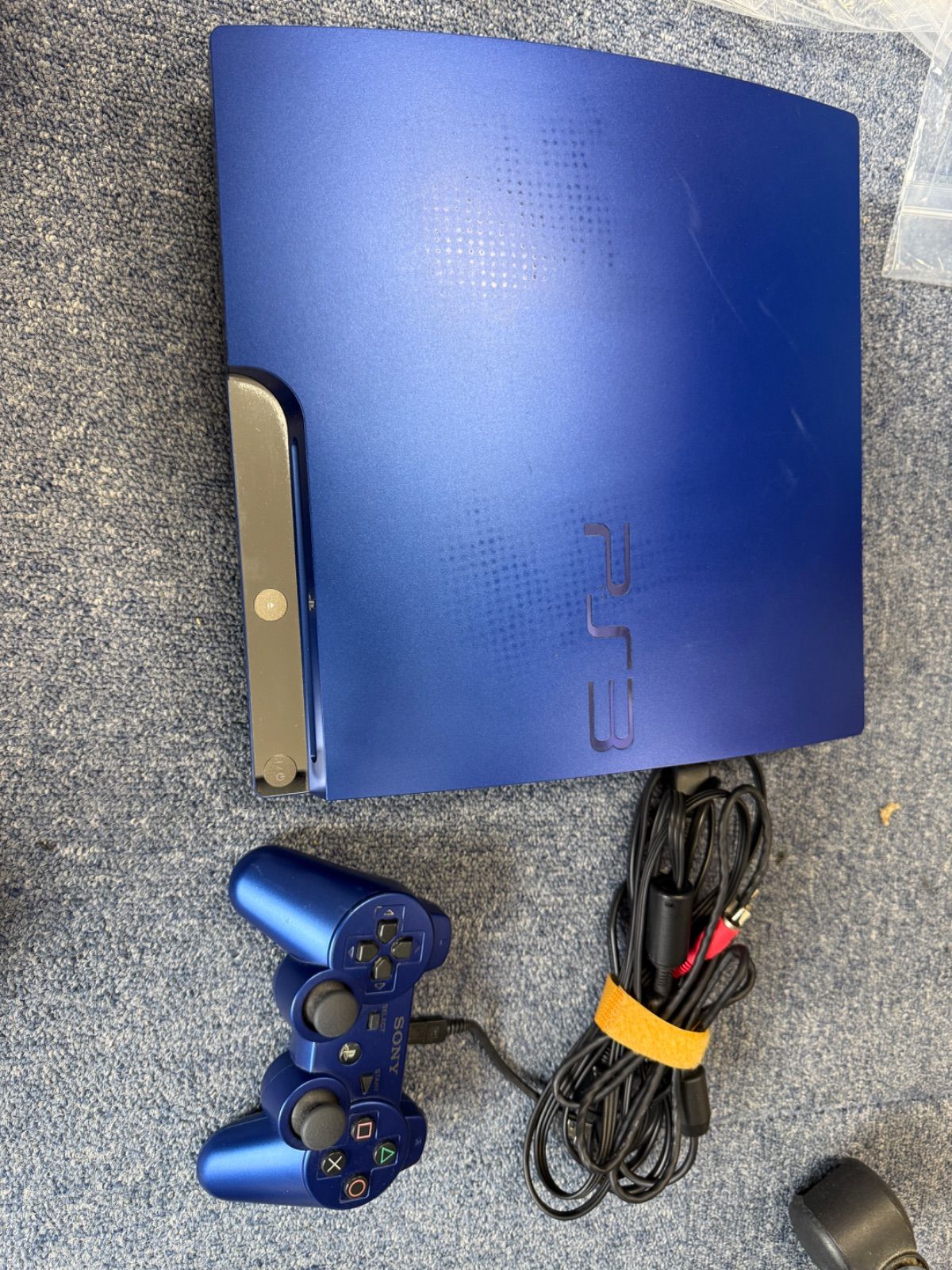 aa PlayStation3 SONY ソニー CECH-2500A PS3 ブルー コントローラー 現状品