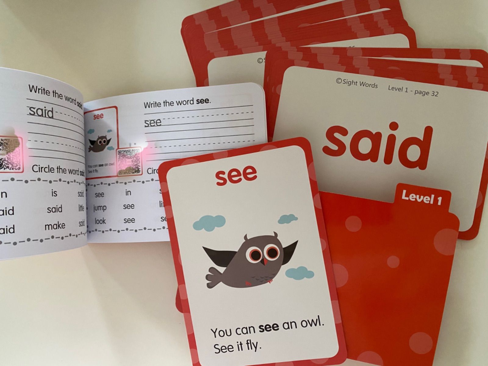 220 Sight Words 練習ブック付 フラッシュカード付 動画付 最高品質 