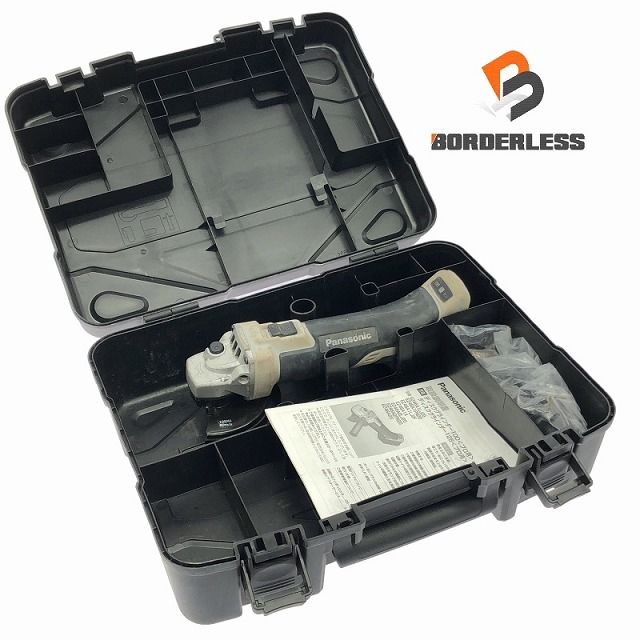 品 Panasonic パナソニック 14.4V 18V 100mm 充電ディスクグラインダー100 EZ46A1 本体＋ケース付 充電式 コードレス113421