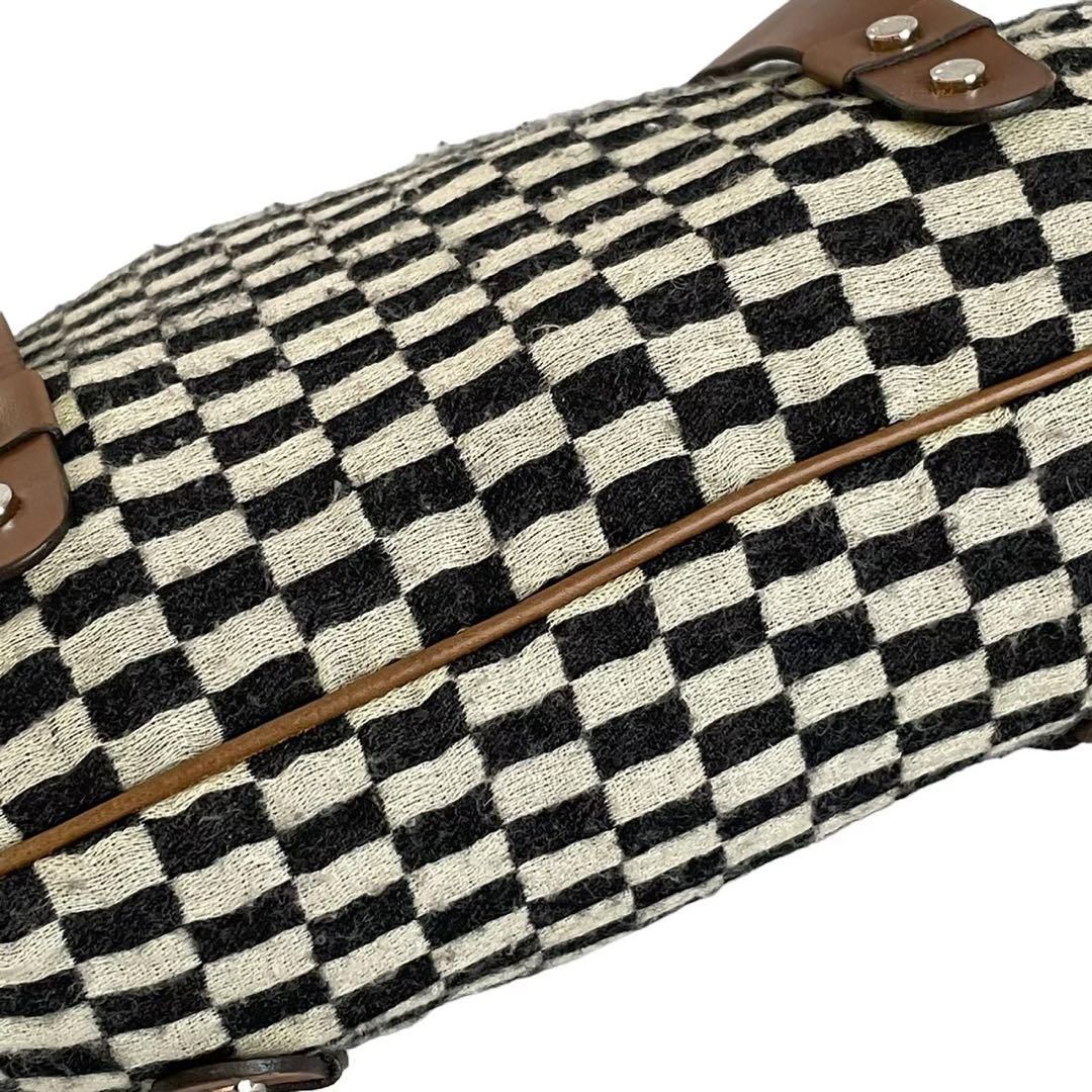 MARNI マルニ ハンドバッグ トートバッグ ブロックチェックがま口 