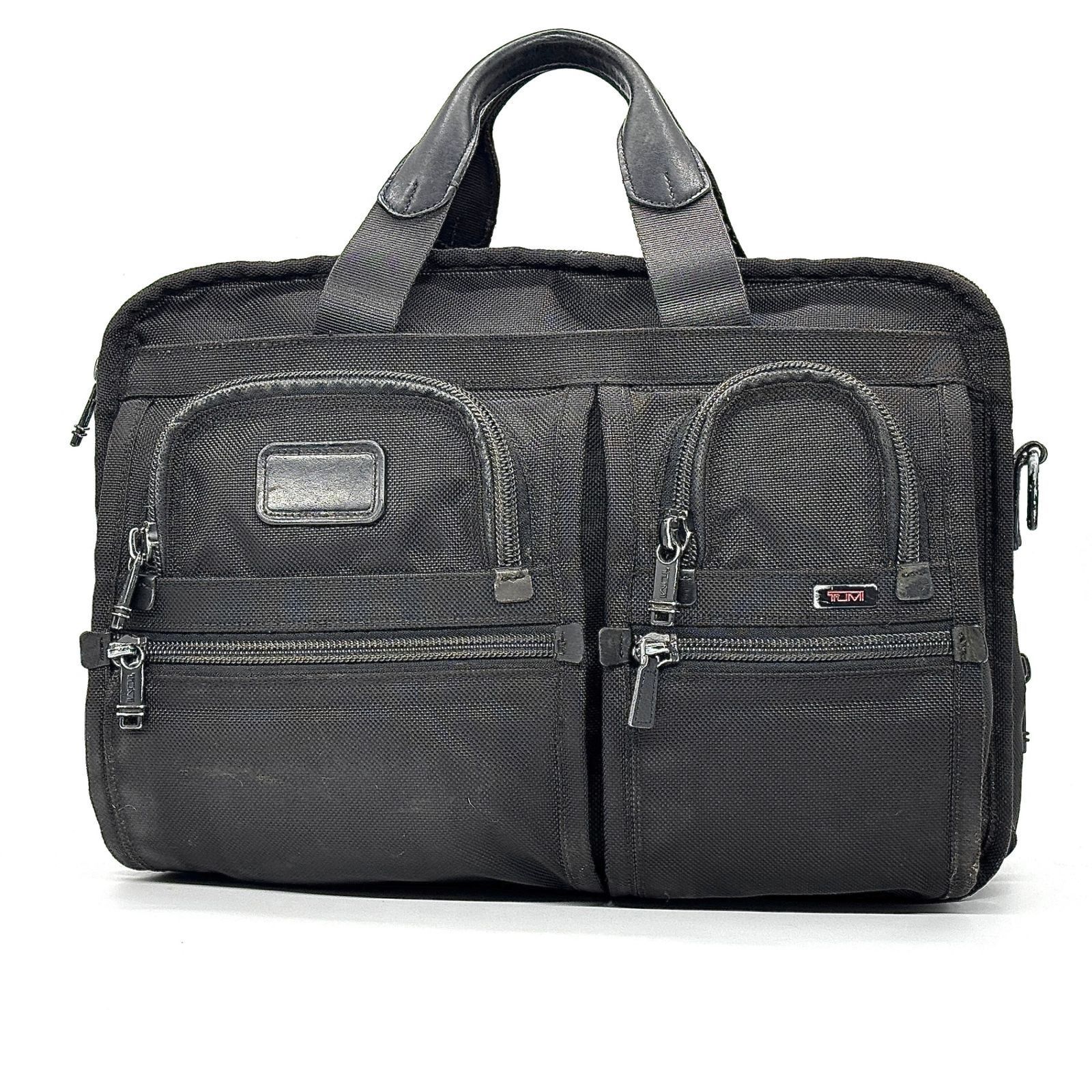 【美品】TUMI トゥミ 26141DH ブリーフケース ビジネスバッグ 黒 タフでスマート仕事を動かすバッグ✨】 TUMI トゥミ エクスパン