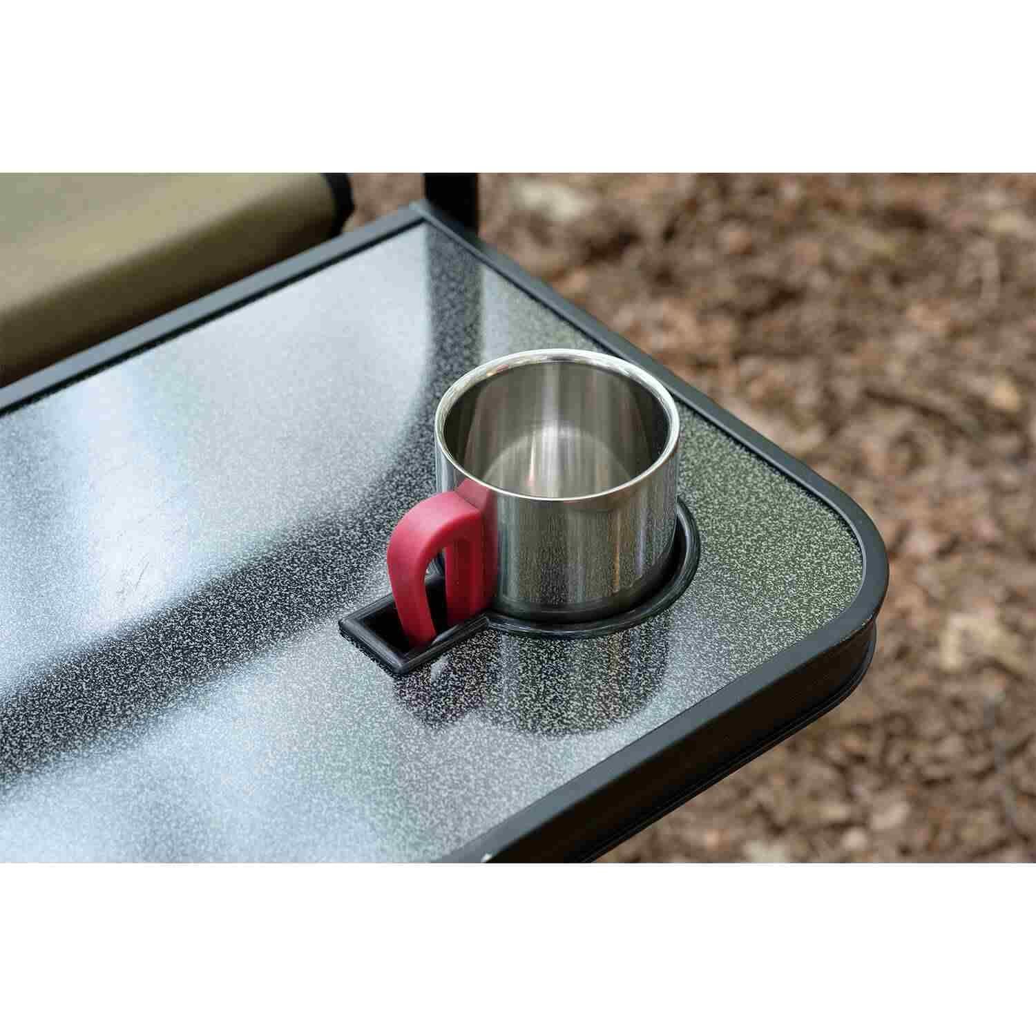 サイドテーブル付デッキチェア