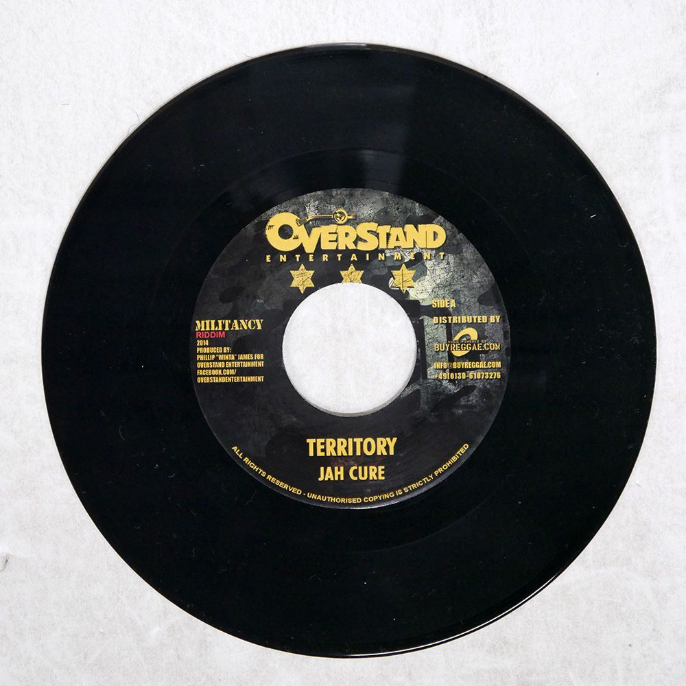 独 ドイツ盤 JAH CURE/TERRITORY / PREYING ON THE WEAK