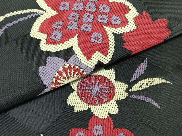 平和屋着物○西陣 川島織物 洗える最高級着物 ＜英＞はなぶさ謹製 六通  