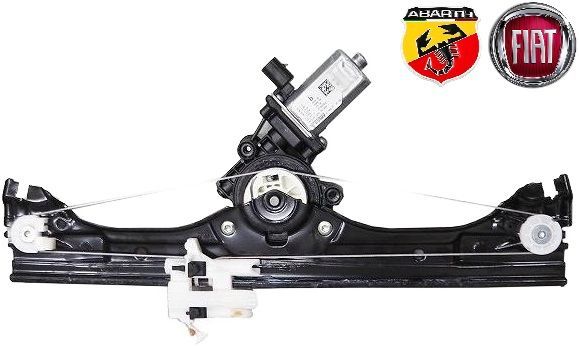 M’s ABARTH アバルト 500 595 595C 695 695C 1.4L 純正品 パワー ウインドーレギュレター 左側 L 左 パーツ 部品 純正 本物 ウインドー ドア レギュレター レギュレーター 52204608