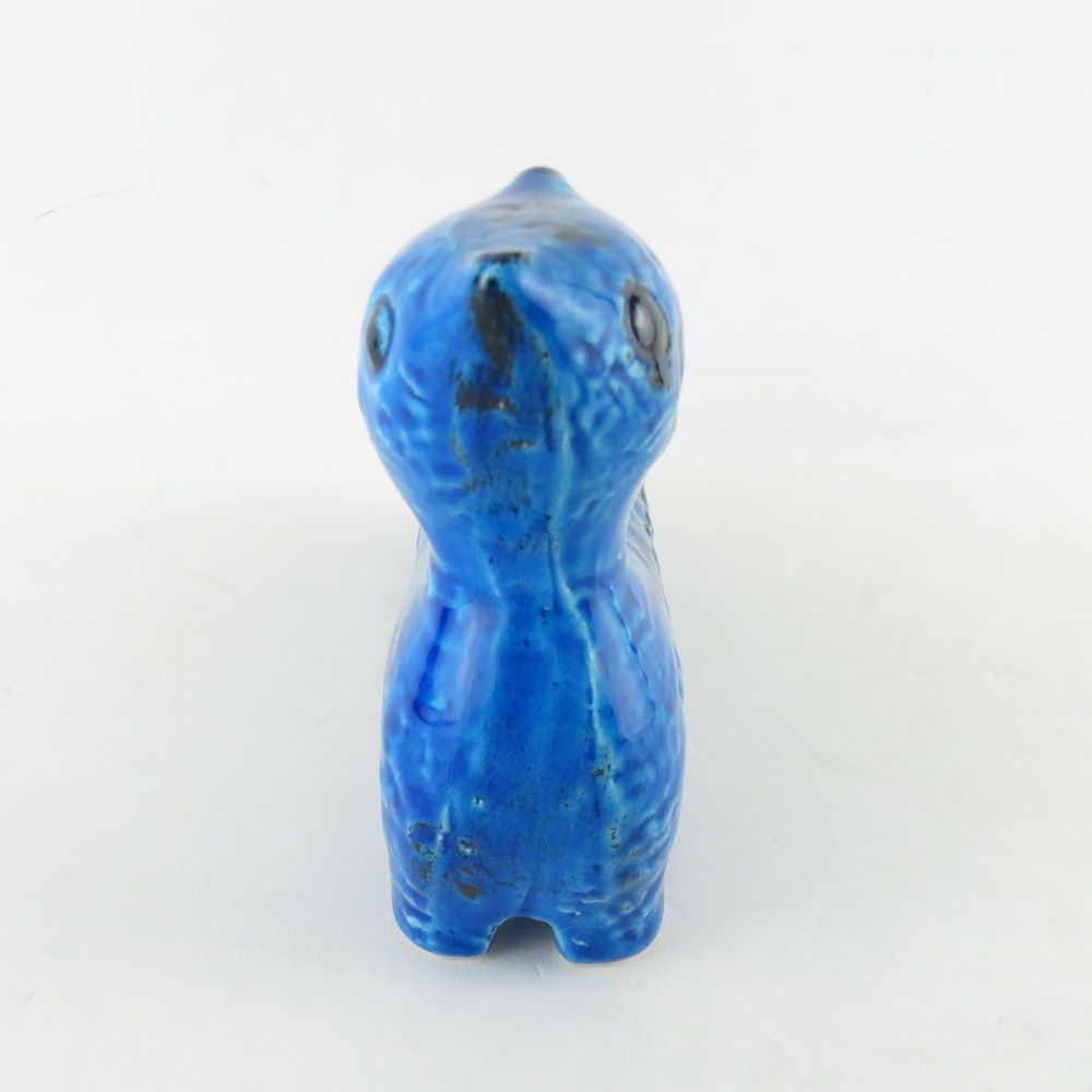 美品 BITOSSI ビトッシ リミニブルー フィギュリン ネコ 猫 置物