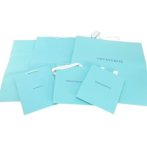 現行品Tiffanyティファニーミニショッパー紙袋100枚 現行品 未使用