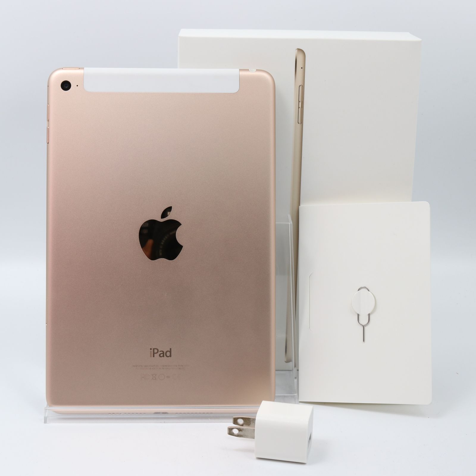 美品】Apple iPad mini 4 Wi-Fi+Cellular 128GB (ゴールド/GOLD) MK782J/A A1550 ドコモ -  メルカリ