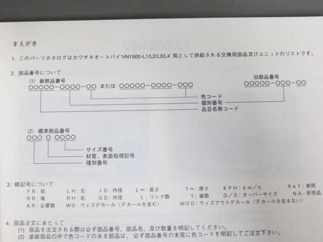 VN1500-L1 L2 L3 L4 VULCAN 1500 CLASSIC TOURER Fi バルカン