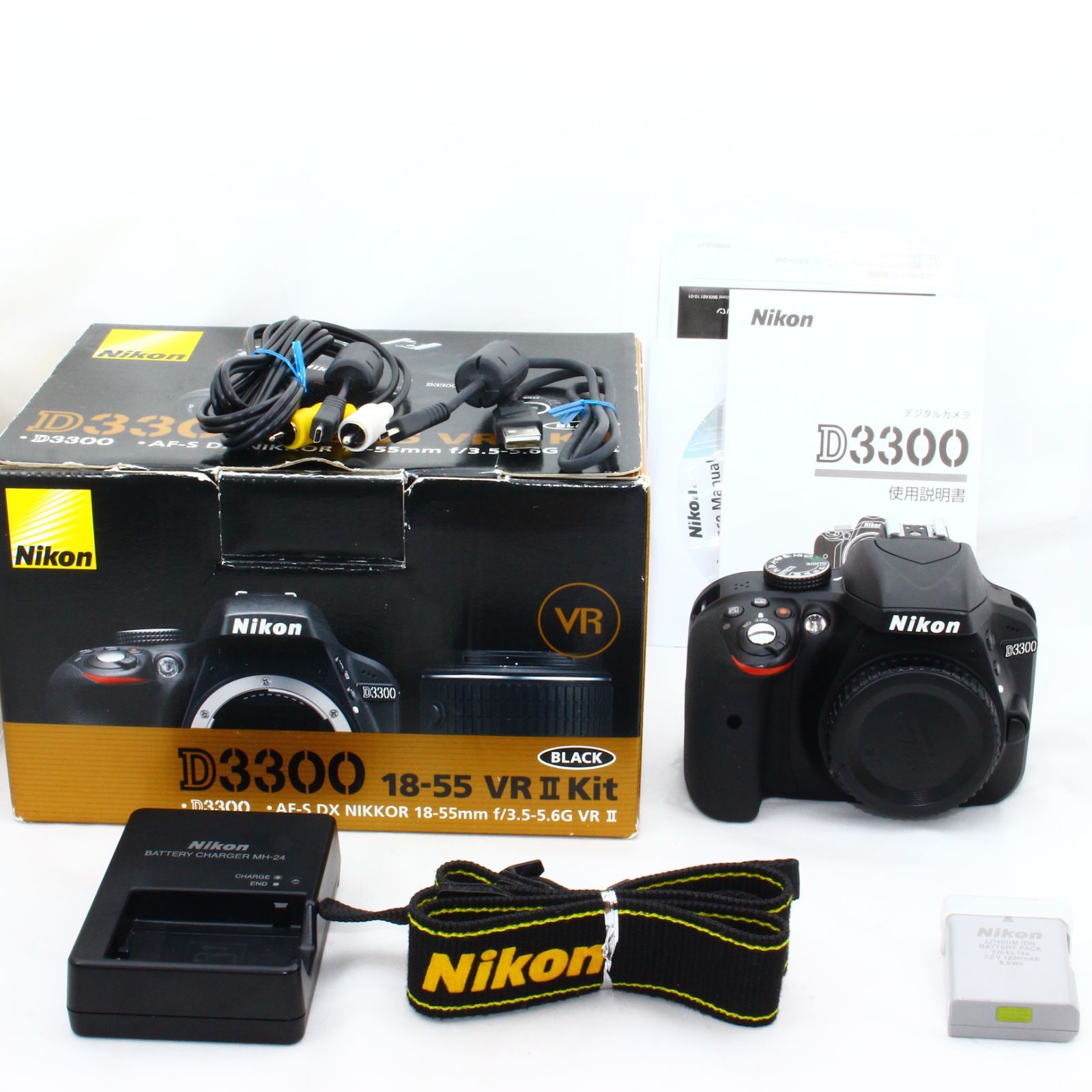 Nikon デジタル一眼レフカメラ D3300 ボディ ブラック D3300BK MT Camera【中古保証1ヶ月】 メルカリ