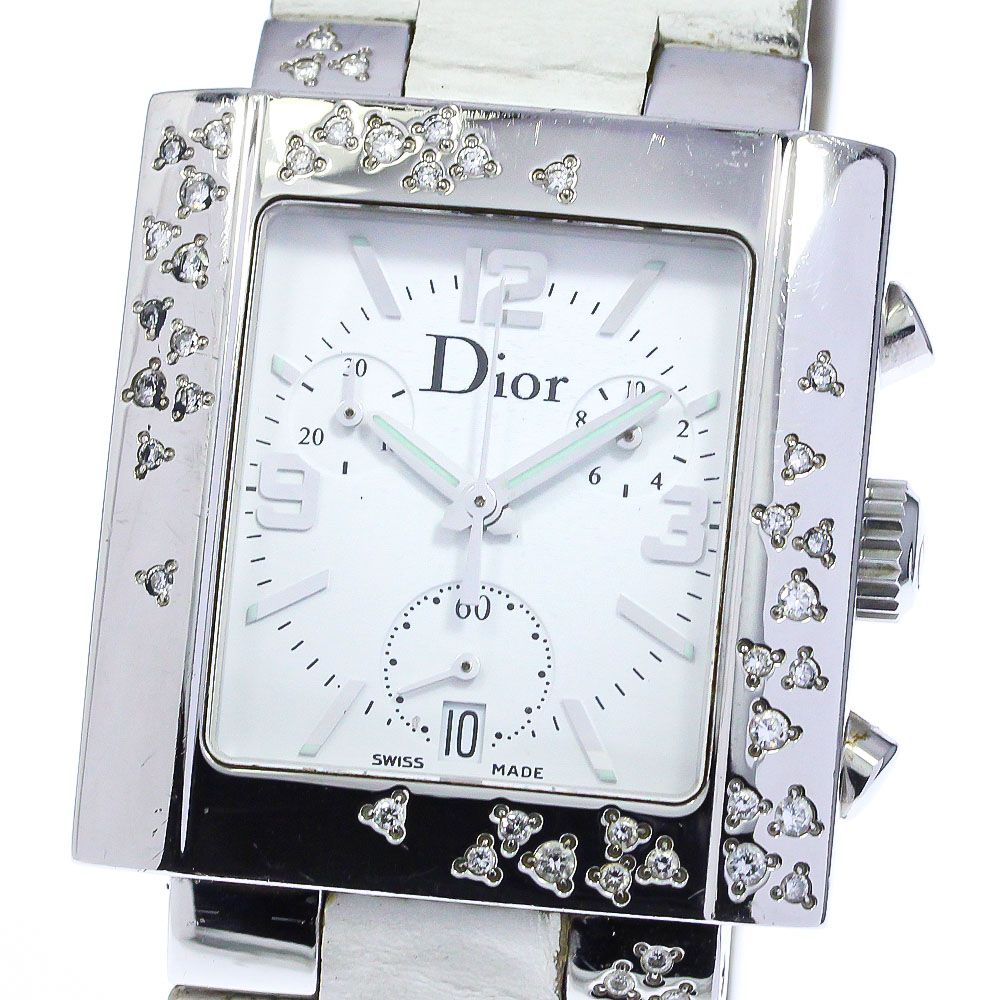 Dior リヴァ D81-101 クロノグラフクオーツ ジャンク品 楽天市場】【Christian Dior】クリスチャンディオール リヴァ
