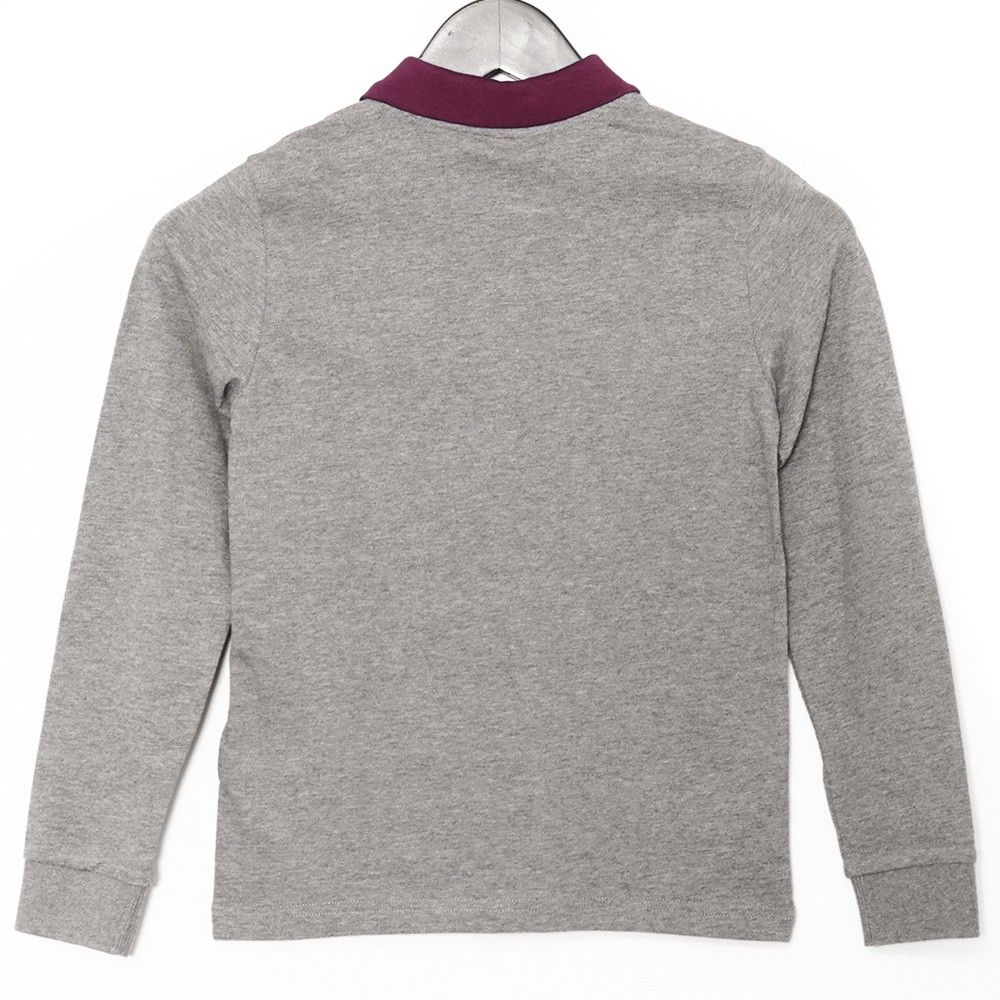 MONCLER MAGLIA POLO MANICA Kids サイズ8 130 cm グレー