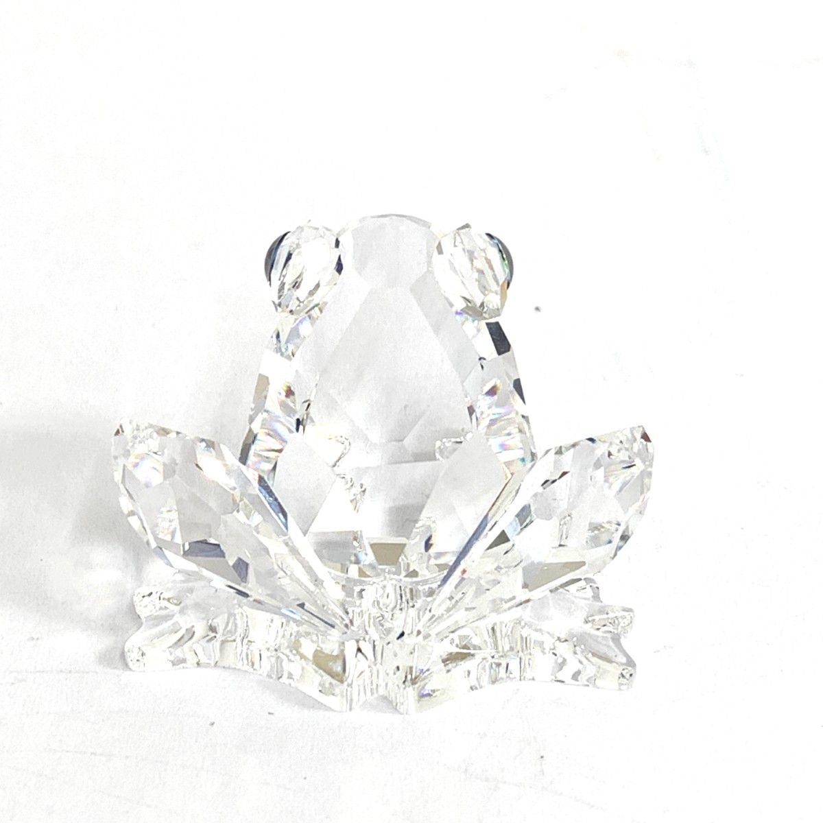 SWAROVSKI スワロフスキー カエル フィギュリン ケース付 7642 クリア 