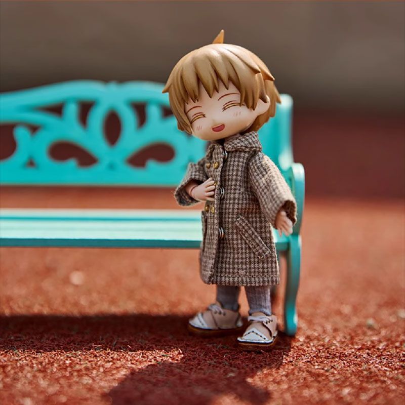 オビツ11 ドール服 チェック柄コート 12分の1 BJD ボディ9対応