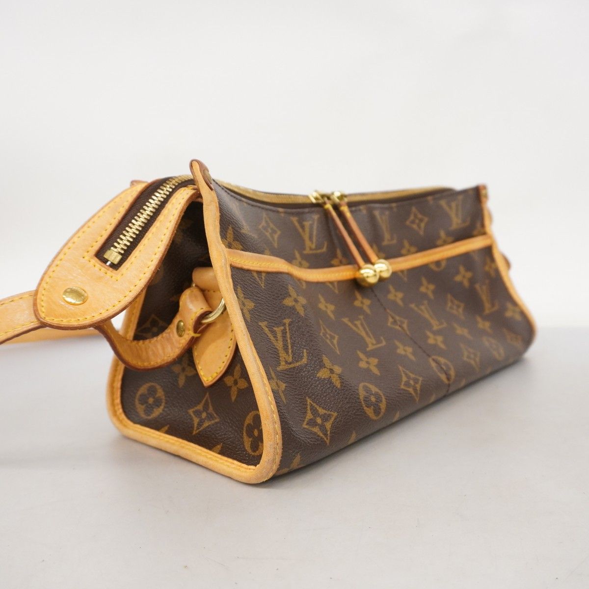 5mc2965 ルイヴィトン ショルダーバッグ モノグラム ポパンクールロン M40008 ブラウン レディース