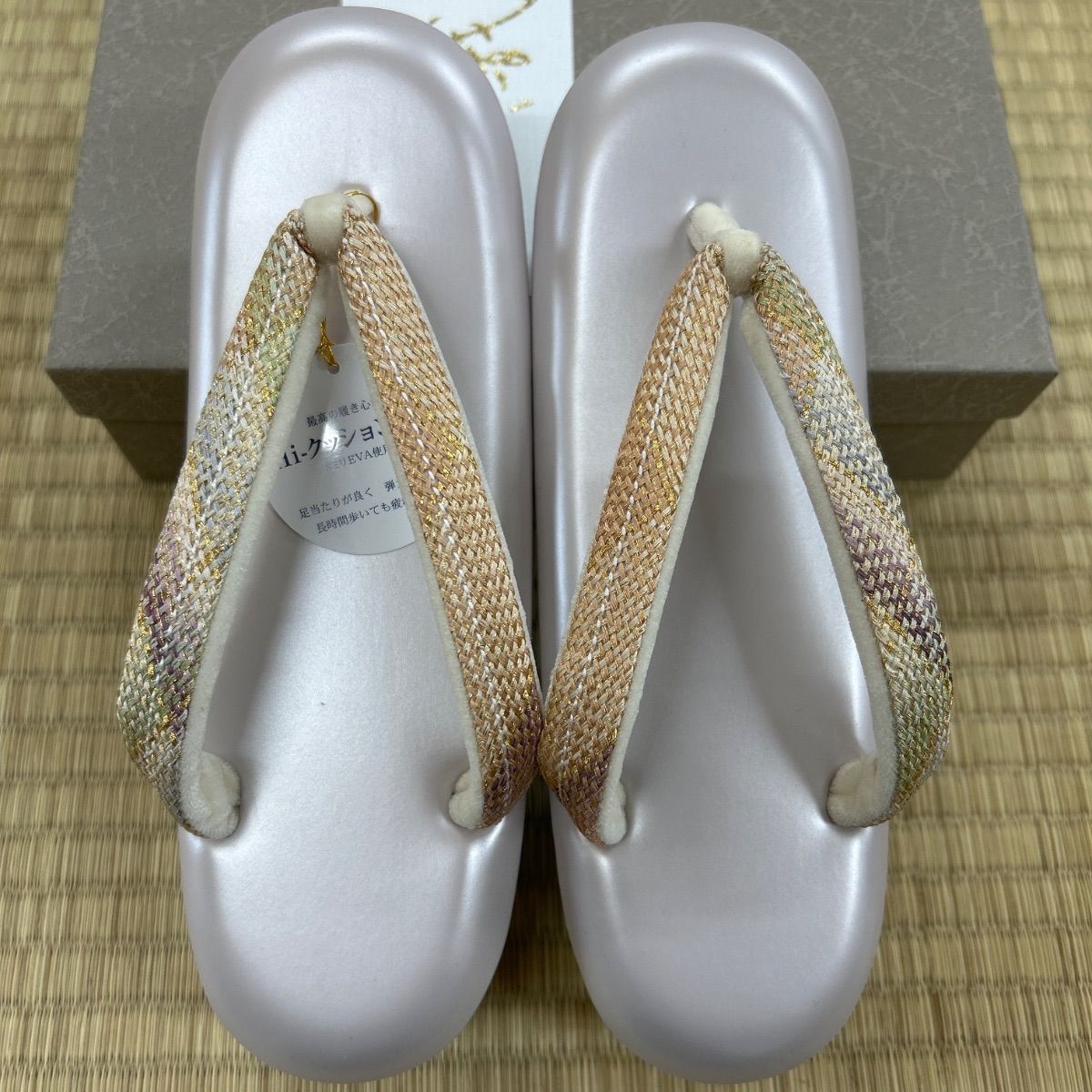 紗織謹製ハイクッション草履M size