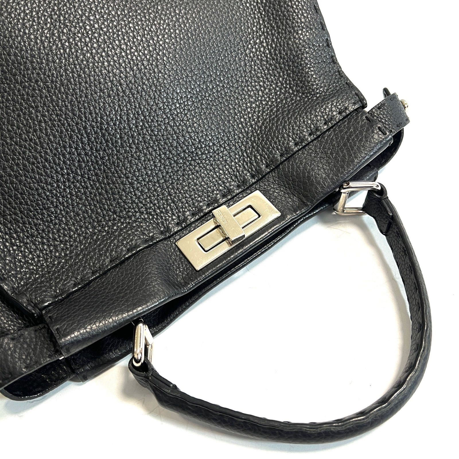 FENDI フェンディ ハンドバッグ ピーカブー セレリア レザー