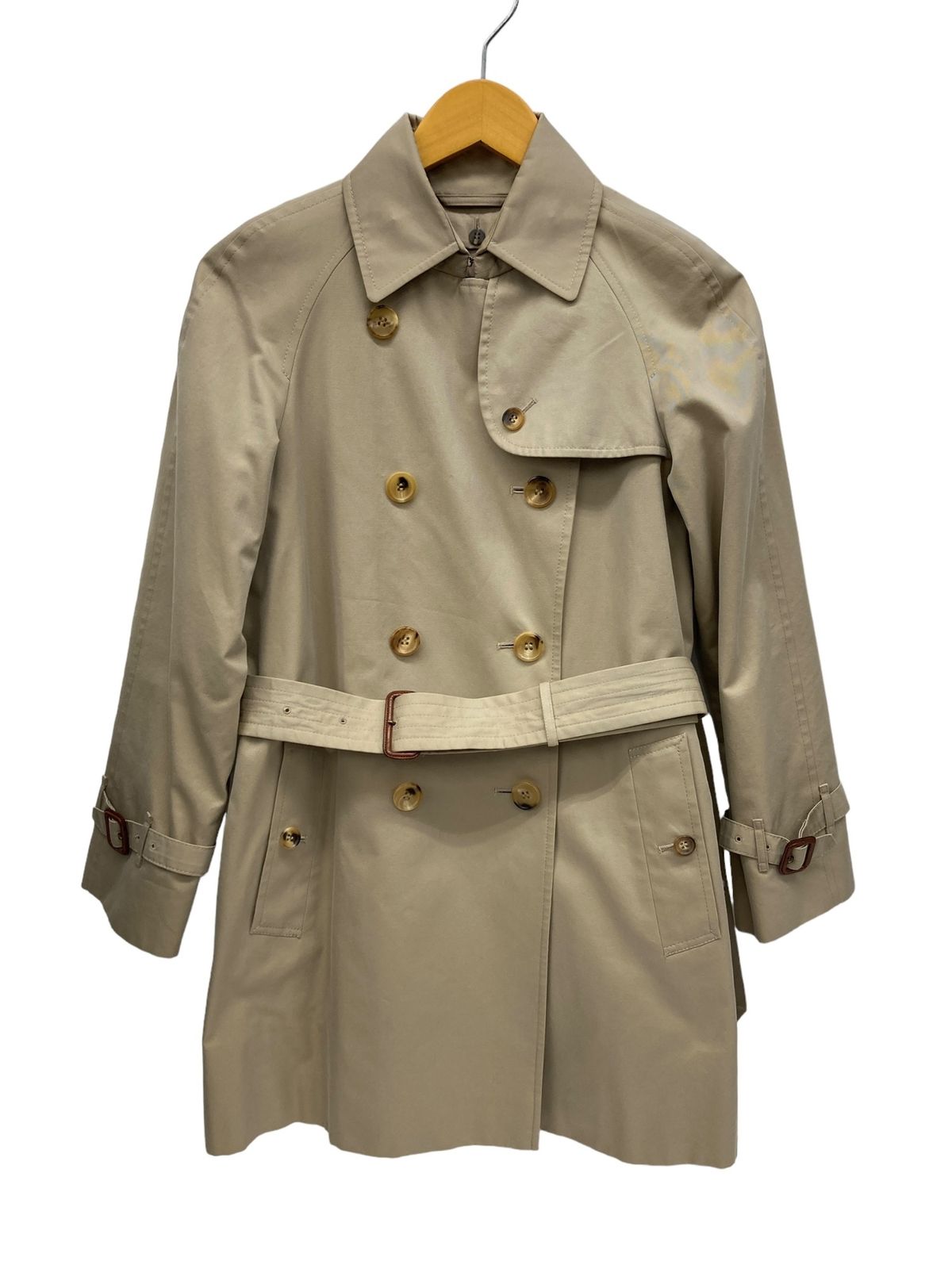 ✨バーバリー　ノバチェック　ハーフトレンチコート ベージュ　38✨ バーバリーブルーレーベル トレンチコート ハーフ ノバチェック