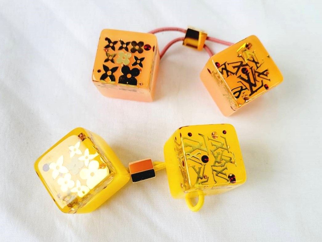 安　ルイヴィトン　アンクルージョン　ヘアゴム　ヘアキューブ 楽天市場】LOUIS VUITTON ルイ ヴィトン ヘアキューブ アンク