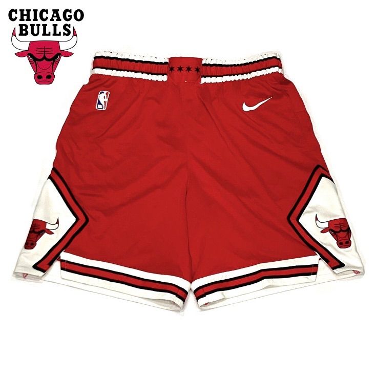 NIKE ナイキ BULLS シカゴ ブルズ NBA ショートパンツ バスパン 赤