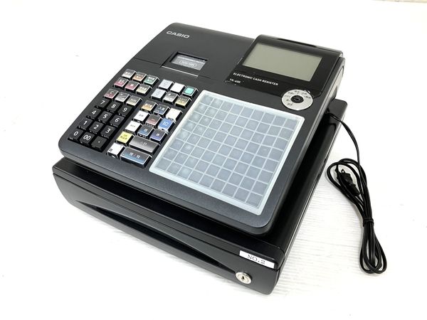 動作保証】CASIO カシオ TK-400 電子レジスター 店舗用品 カシオ レジ