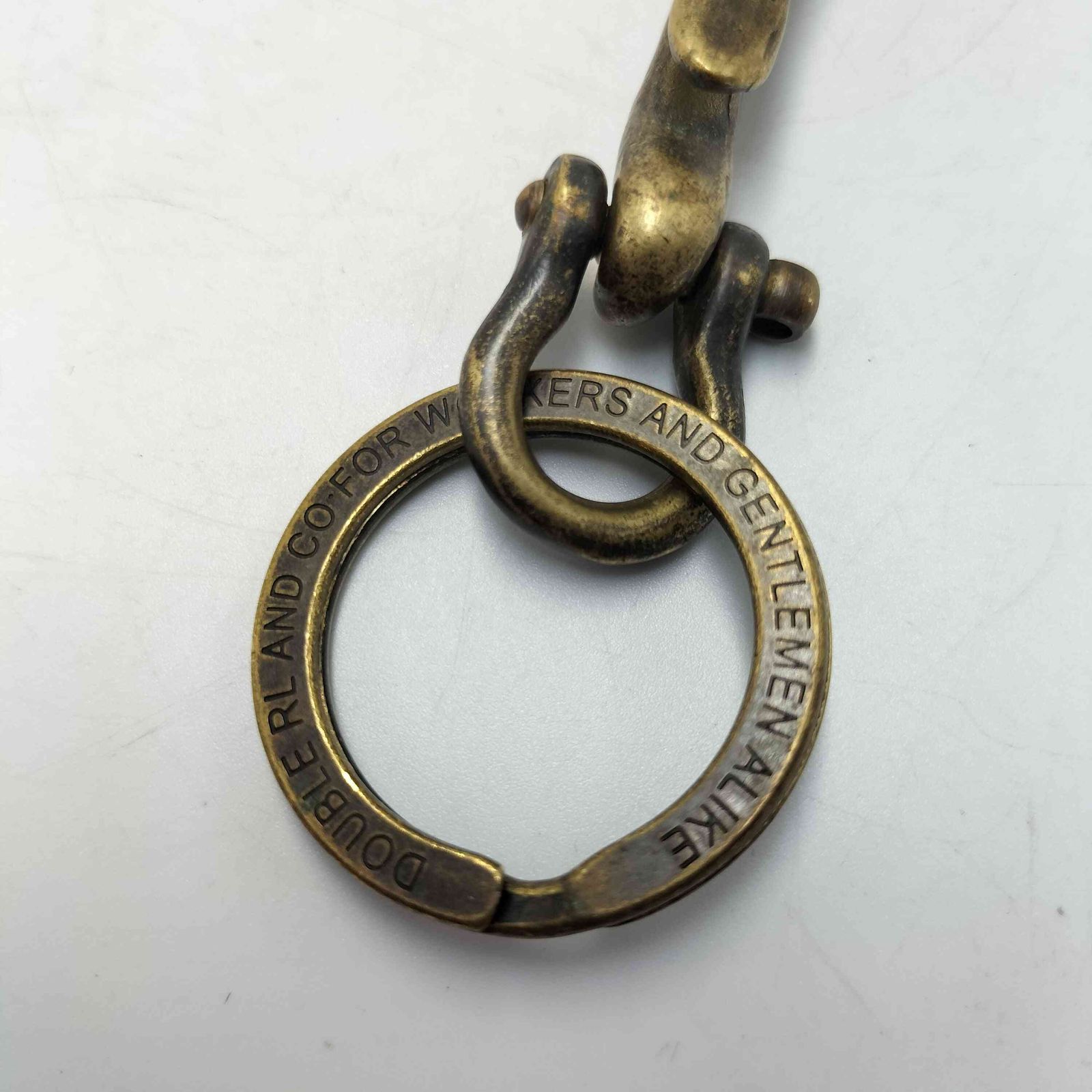 ダブルアールエルラルフローレン RRL RALPH LAUREN 真鍮 ロゴ 刻印