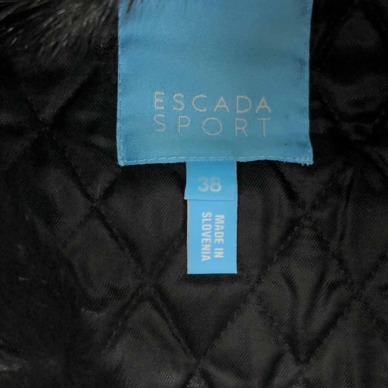 ESCADA スタンドカラーコート タータンチェック 38 サイズ