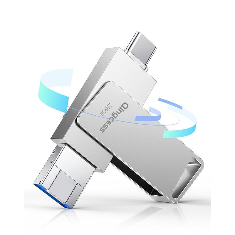 「専用アプリ必要なし、初心者向け」usbメモリ 256gb phone対応usbメモリ タイプc usbメモリ phone用 外付けメモリ phone対応 usb iphone兼用 バックアップ phone対応 usbメモリ大容量 アプリ不要 メモリー