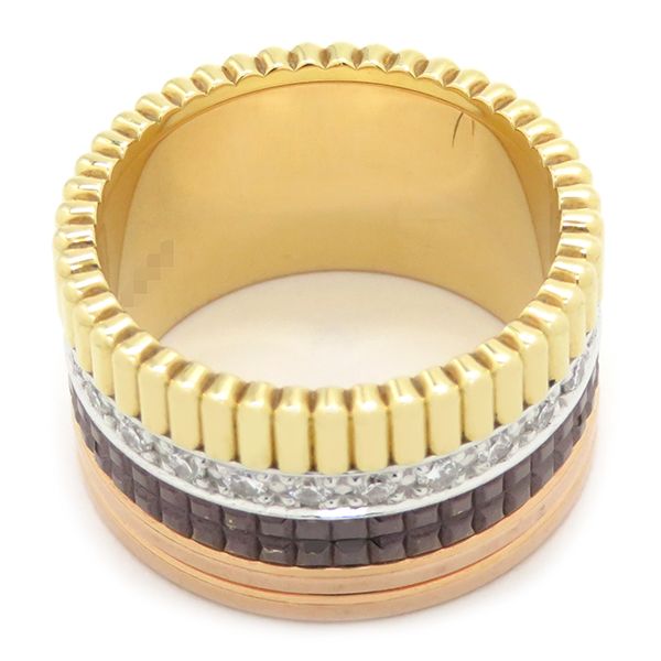 18/美品 ブシュロン K18PG キャトルクラシック リング 指輪 T45 QUATRE (新品仕上げ済）ブシュロン BOUCHERON キャトル