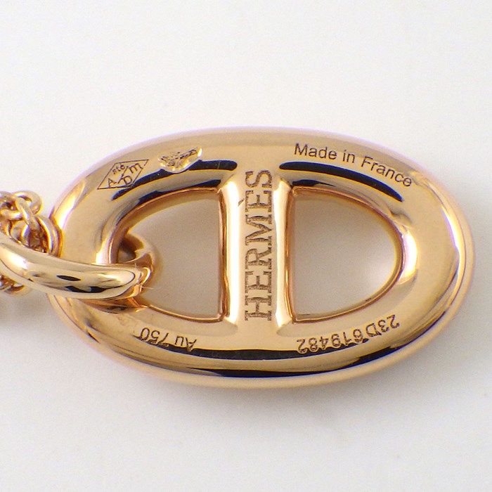 HERMES ネックレス Farandole シェーヌダンクル K18PG H108615B HERMES ネックレス Farandole シェーヌダンクル K18PG H108615B