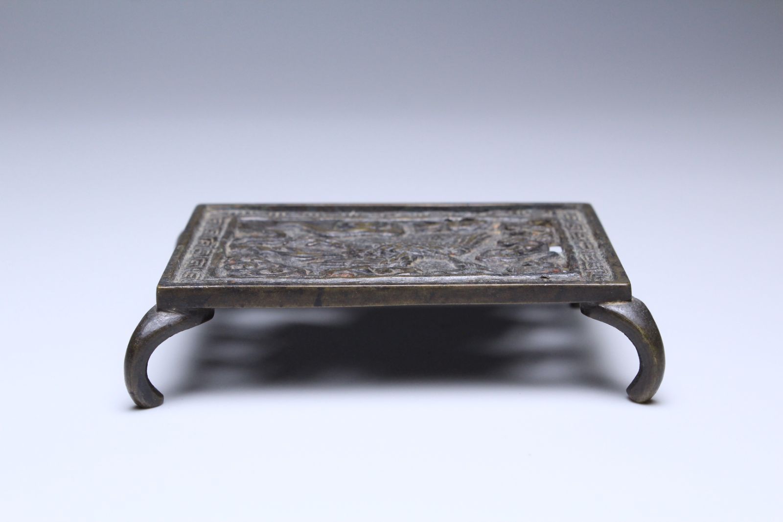 清時代歙州硯 在銘 時代物 歙州硯 書道具【正一古美術】 清時代歙州硯 在銘 時代物 歙州硯 書道具【正一古美術