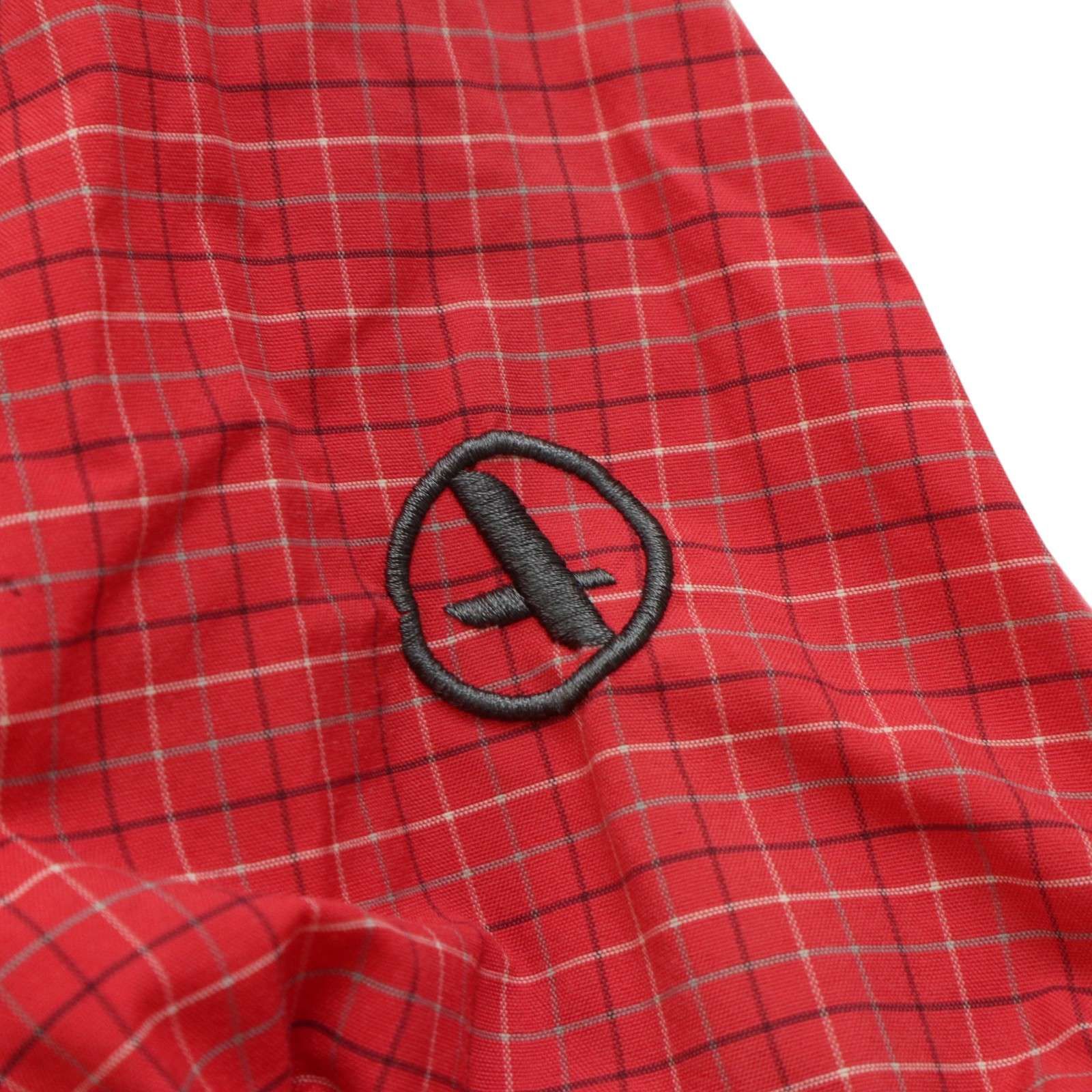 AIGLE エーグル 通年☆ チェック柄 ナイロン ジップ パーカー