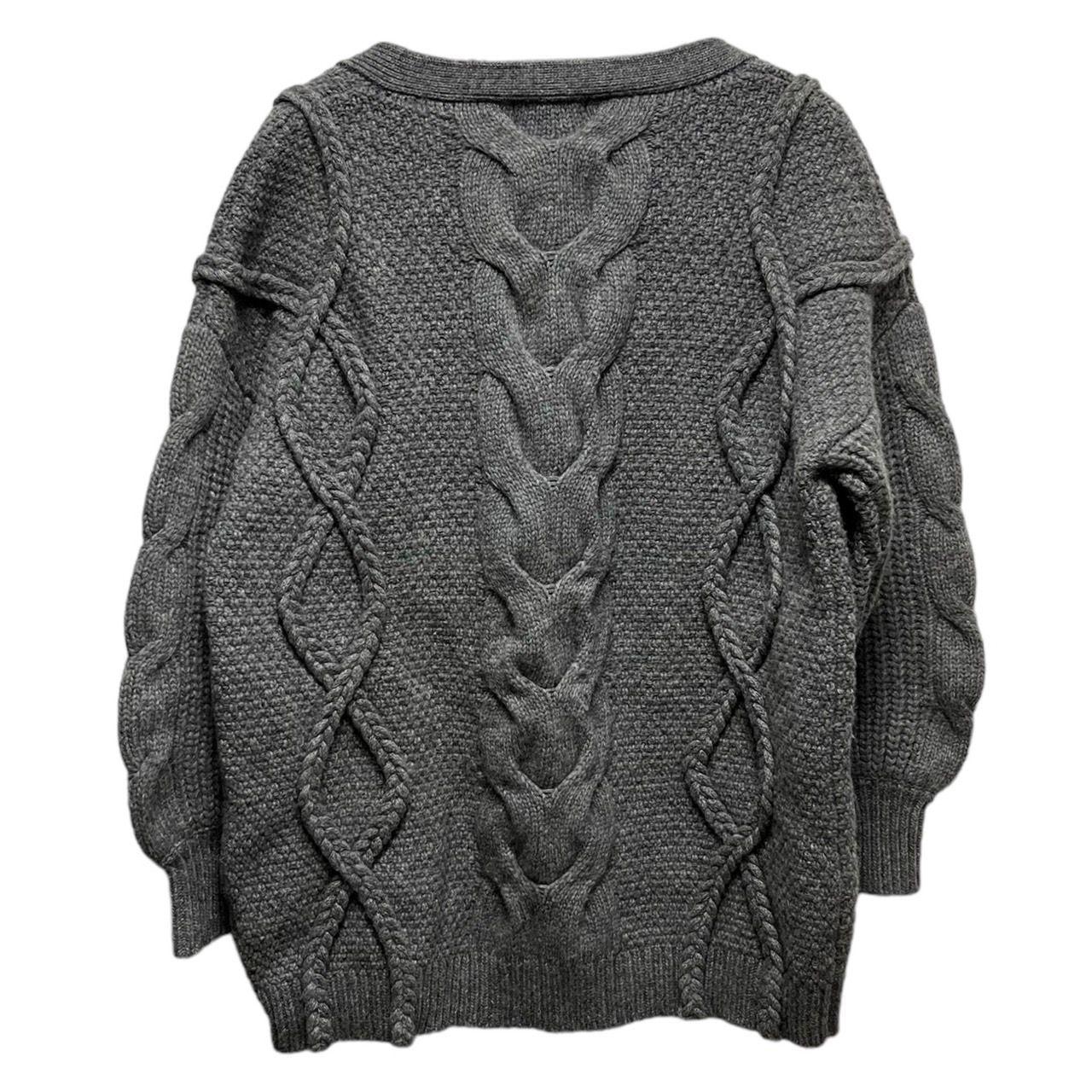 CLANE/3Dケーブルニット クラネニットセーター3D CABLE WIDE KNIT TOPS