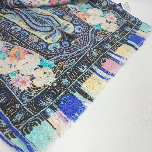 ETRO ペイズリー柄 ストール ミラノ製 ☆完売必至☆】ETRO ☆ ペイズリー＆フローラルペイズリーナ