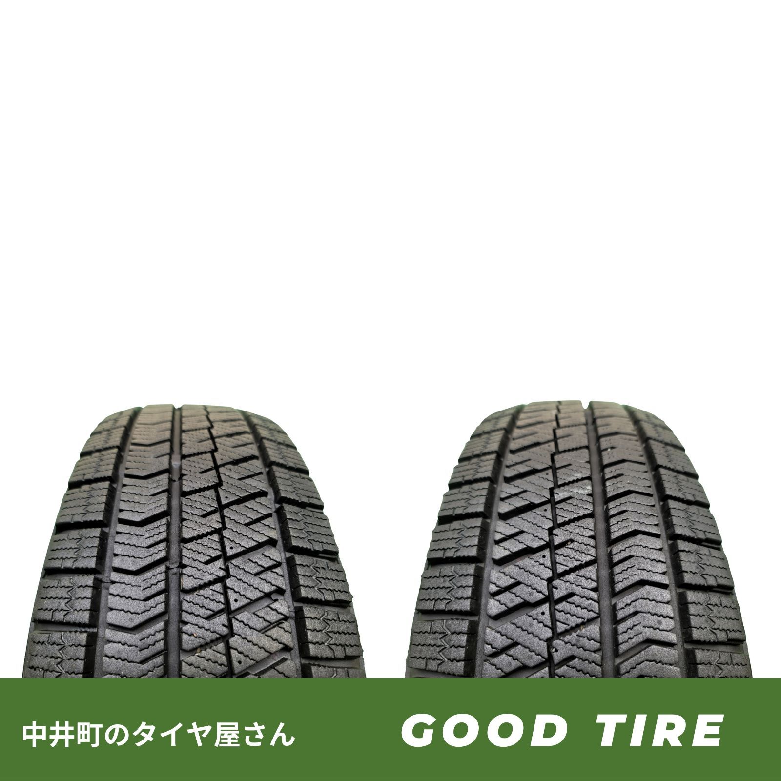 185 65R15 8分山 ブリヂストン BLIZZAK VRX2 製 冬用 2本セット タイヤ シエンタ フリード ノート デミオ VW ポロ 7019